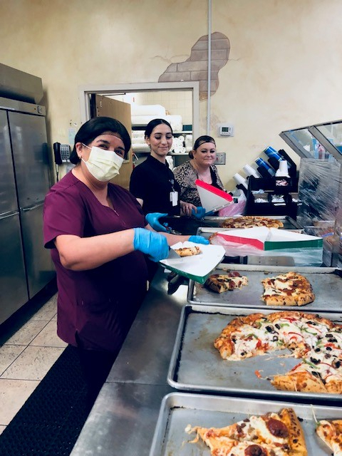 Image of Nurses Celebrating National Nurses and Hospital Week.