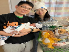 Proud parents of baby Annie were presented with a beautiful basket filled with toys and lots of new